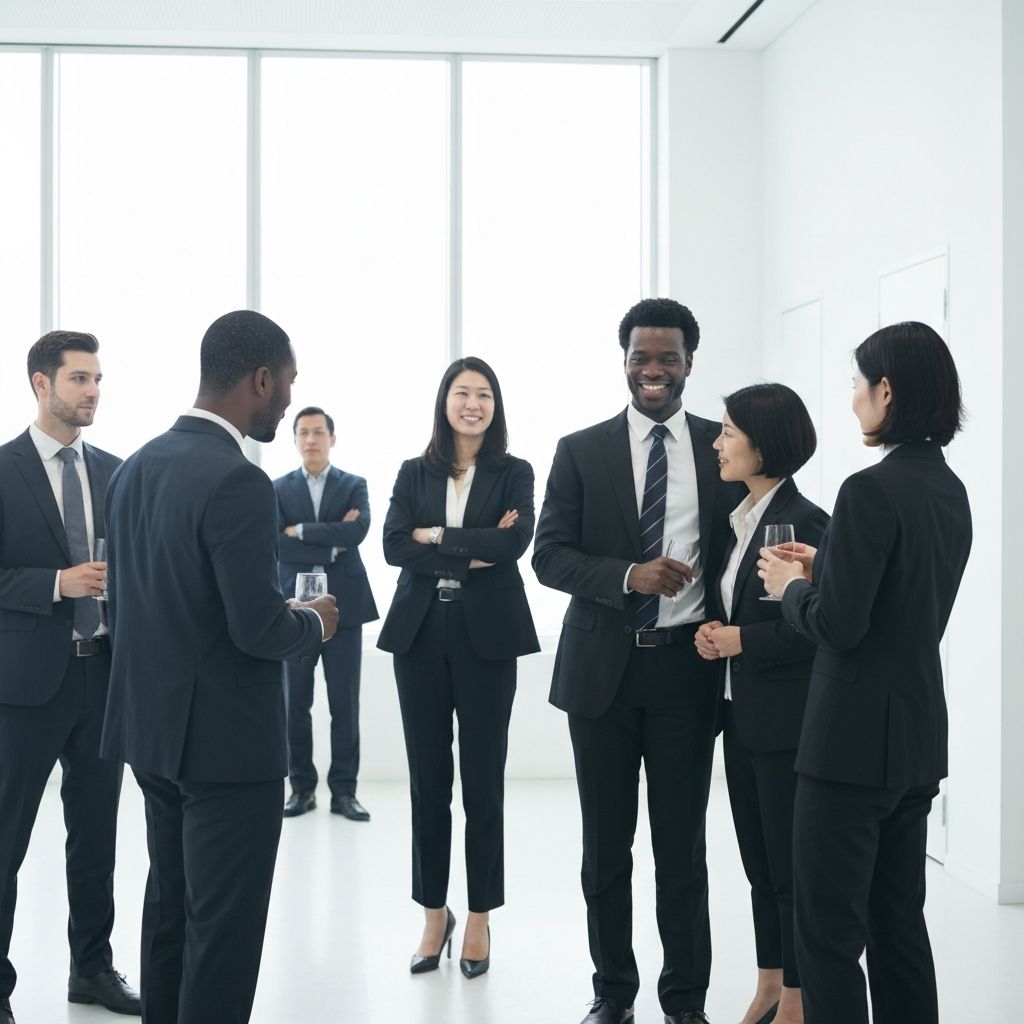 Diverse group of entrepreneurs in Dubai